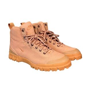 VTG 90s NIKE REGRIND OG WMNS CANVAS (TAN) OUTDOOR HIKING TRAIL BOOTS SZ. 11